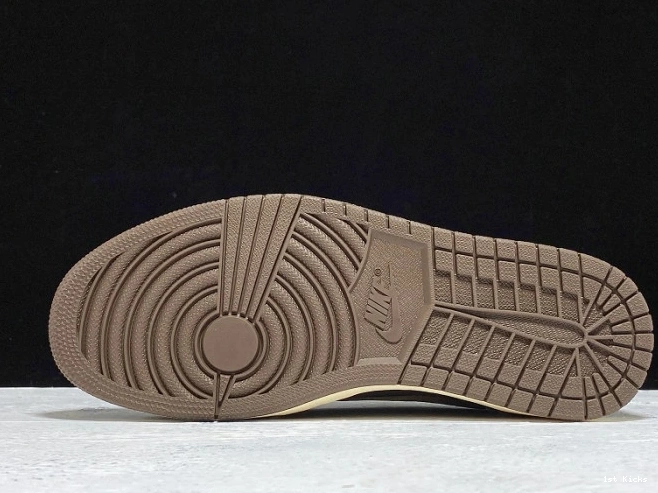 1st Kicks OG x Air CQ4277-001 Dark Scott Jordan 1 Travis Mocha SP Low 0719